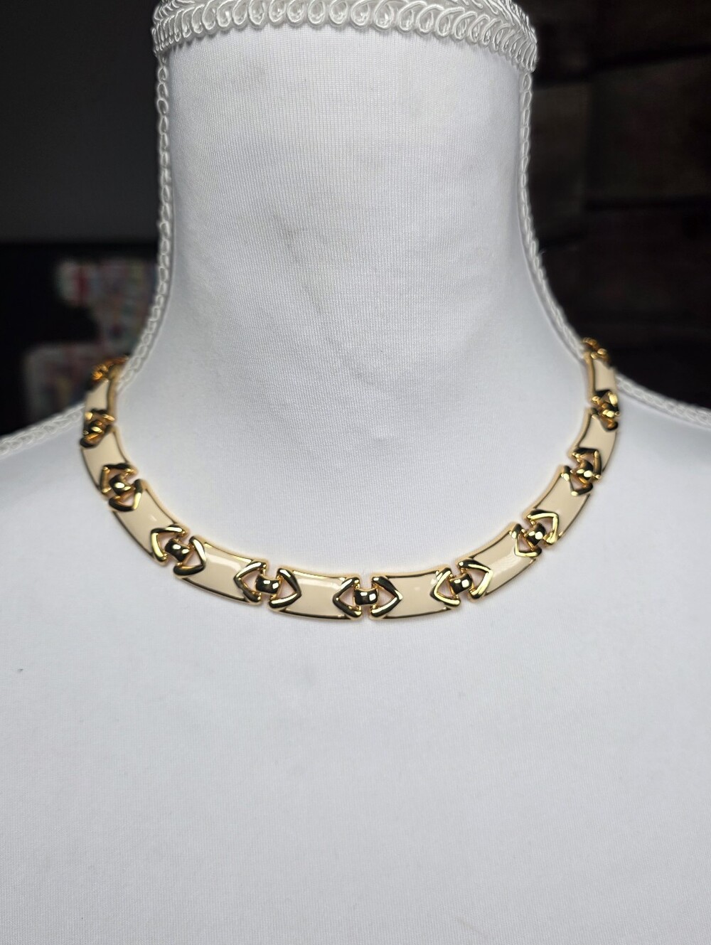 Women's Statement Gold-Tone Link Necklace